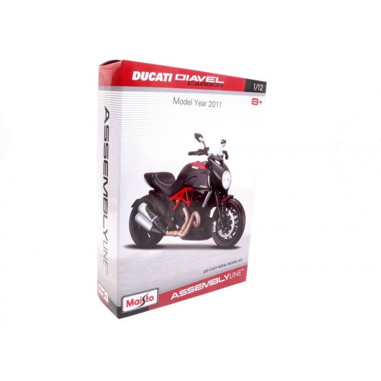 Machetă moto Maisto [1:12] - Kit Ducati Diavel Carbon